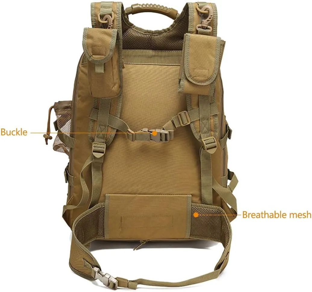Tactical Backpack Military Army Daypack Assault Pack for Men Molle 3 Day Bag for Hiking Camping Hunting Trekking (CP)