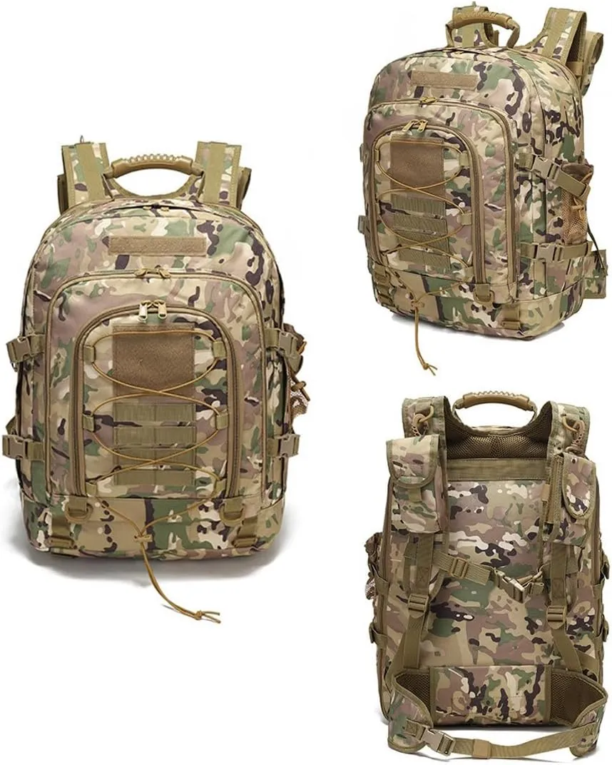 Tactical Backpack Military Army Daypack Assault Pack for Men Molle 3 Day Bag for Hiking Camping Hunting Trekking (CP)