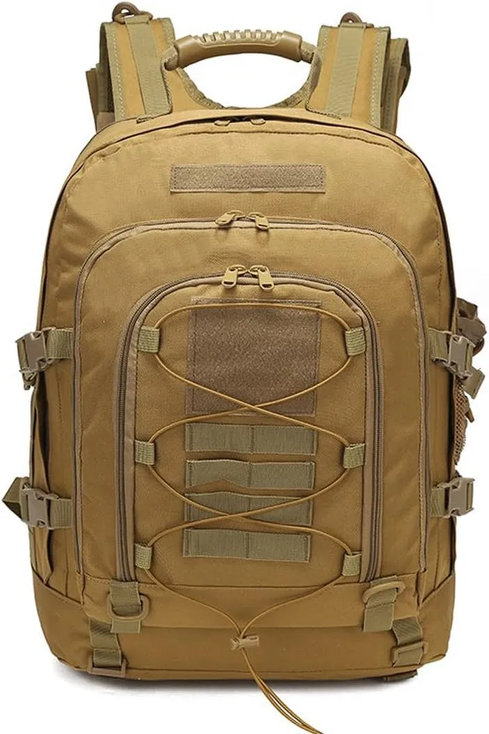 Tactical Backpack Military Army Daypack Assault Pack for Men Molle 3 Day Bag for Hiking Camping Hunting Trekking (Mud Color)