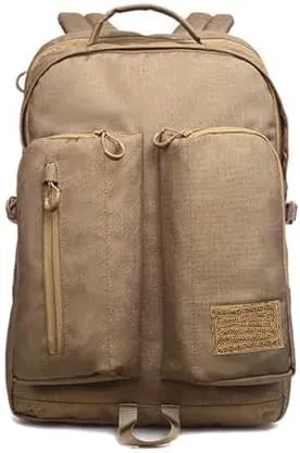 Tactical Backpack Military Molle Hiking 20-35L camping traveling outdoor mountaineering training sport khaki