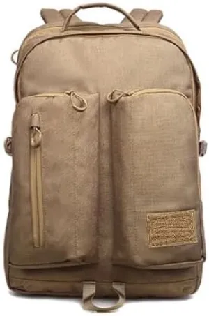 Tactical Backpack Military Molle Hiking 20-35L camping traveling outdoor mountaineering training sport khaki