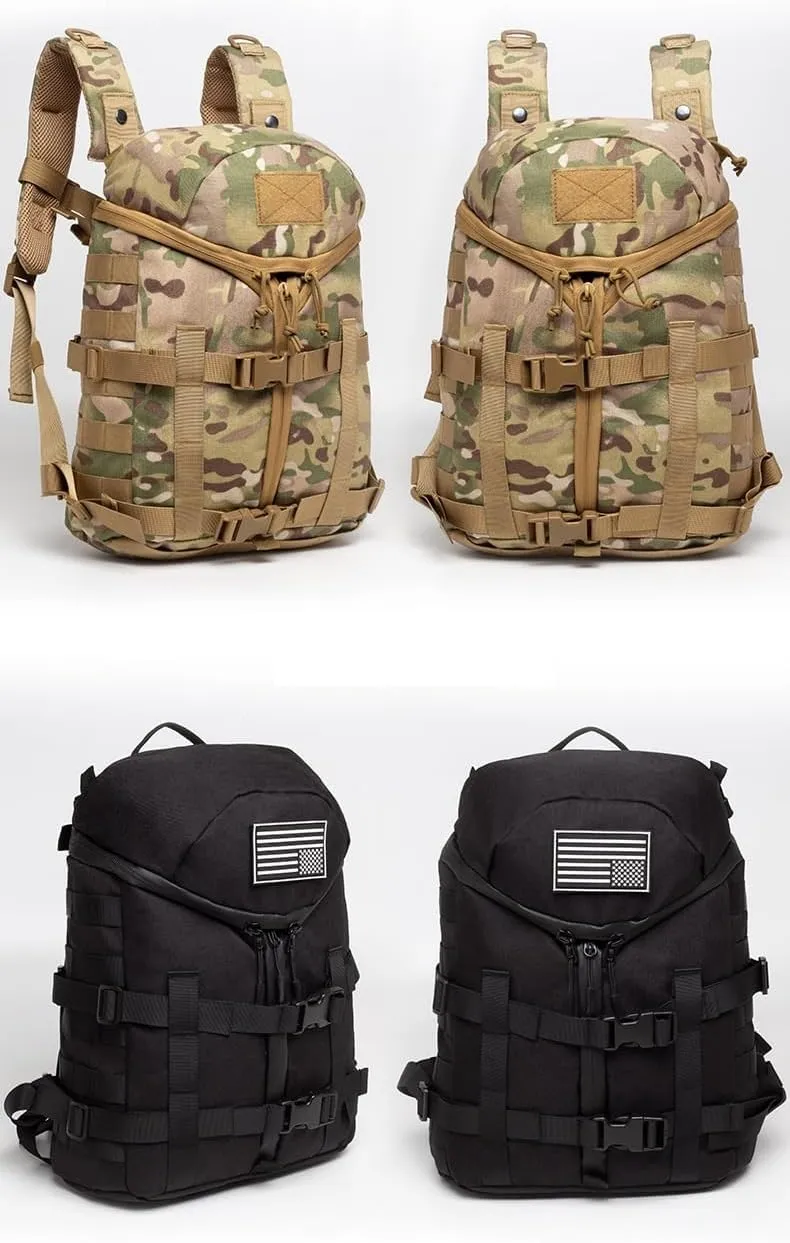 Tactical Backpack Military Molle Hiking 20L Travel Outdoor Army Trekking Bag Mountaineering Camouflage