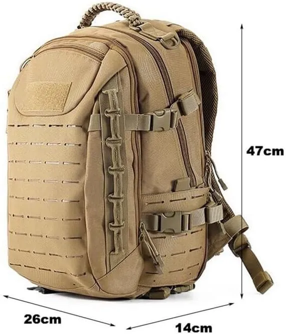 Tactical Backpack Military Molle Hiking 25-40L Tactical trekking bag camouflage travel bag green