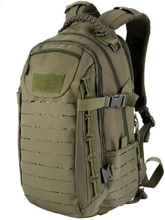 Tactical Backpack Military Molle Hiking 25-40L Tactical trekking bag camouflage travel bag green