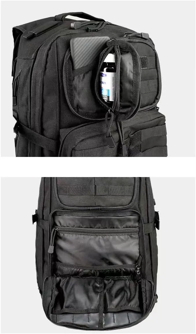 Tactical Backpack Military Molle Hiking 36-55L camouflage outdoor sports mountaineering camouflage