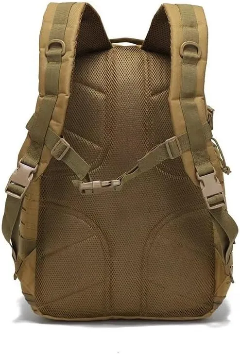 Tactical Backpack Military Molle Hiking 36-55L Outdoor camouflage bag waterproof tactical army green