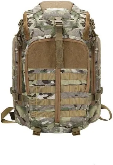Tactical Backpack Military Molle Hiking 36-55L Outdoor Multifunctional Men's Mountaineering Camouflage