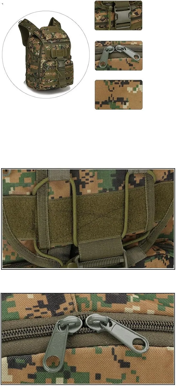 Tactical Backpack Military Molle Hiking 36-55L Tactical Bag Outdoor Camouflage Hiking Bag in Clay Color