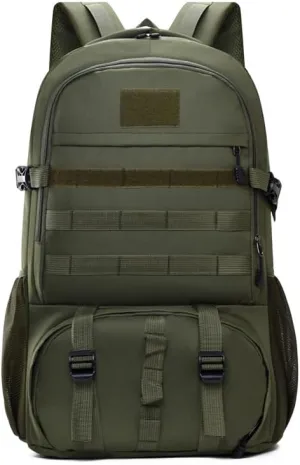 Tactical Backpack Military Molle Hiking 36-55L Tactical camouflage outdoor sports camouflage bag hiking army green