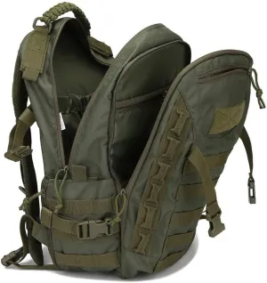 Tactical Backpack Military Molle Hiking 36-55L Waterproof Outdoor Military Fan Tactical Tactical Army Green