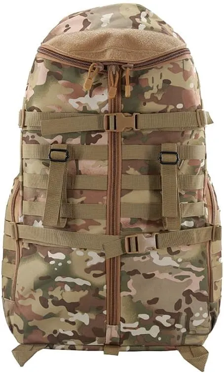 Tactical Backpack Military Molle Hiking 56-75L Assault Tactical Outdoor Hiking Bag Camping Camouflage Bag Camouflage