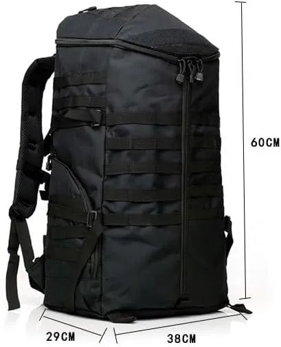 Tactical Backpack Military Molle Hiking 56-75L Assault Tactical Outdoor Hiking Bag Camping Camouflage Bag Camouflage