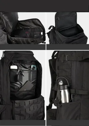 Tactical Backpack Military Molle Hiking 56-75L camping mountaineering trekking mountaineering bag camouflage