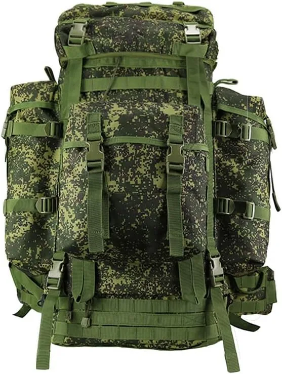 Tactical Backpack Military Molle Hiking 80L Travel outdoor tactical mountaineering camouflage