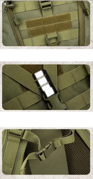 Tactical Backpack Military Molle Hiking Outdoor Sports Bag Hiking Mountaineering Casual Tactical Army Green