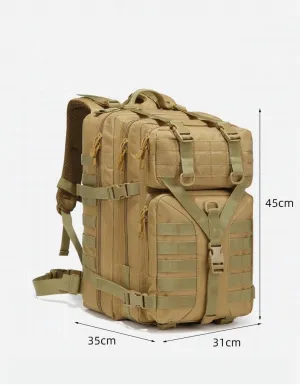 Tactical Backpack Military Molle Hiking Sports camping picnic mountaineering camouflage black