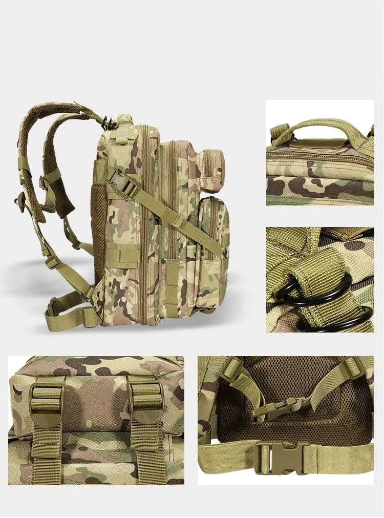 Tactical Backpack Military Molle Hiking Tactical camouflage jungle digital
