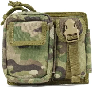 Tactical EDC Pouch Molle Belt Waist Gadget Tool Bag Compact Utility Pouch 1000D Nylon