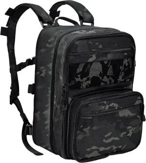 Tactical Expandable Flatpack, Chest Rig Backpack MOLLE Assault Pack Hydration Pack for PC Vest (BCP)