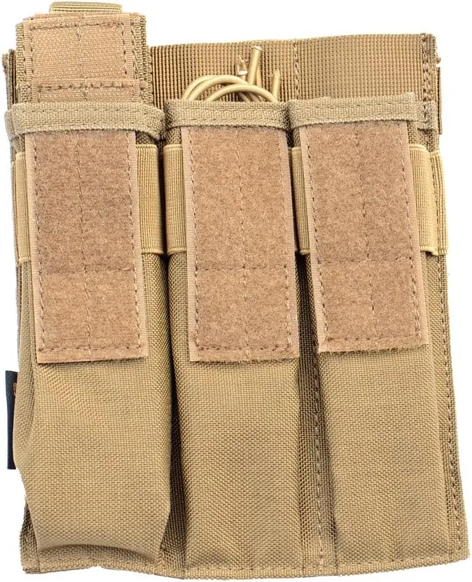 Tactical Molle Magazine Pouch, Kriss Tactical Pistol Triple Mag Pouch, Multi-use