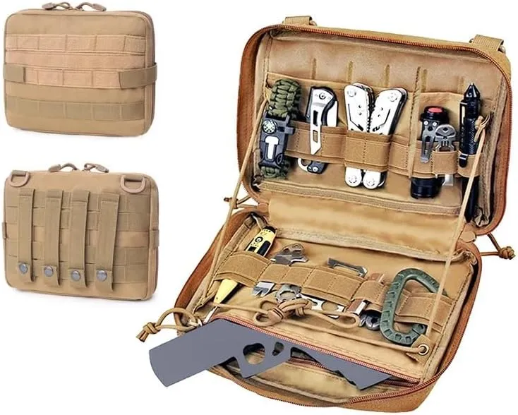 Tactical Molle Pouch Medical EDC Emergency Waist Bag Hunting Utility Tools Backpack Fanny Pack First Aid Kit