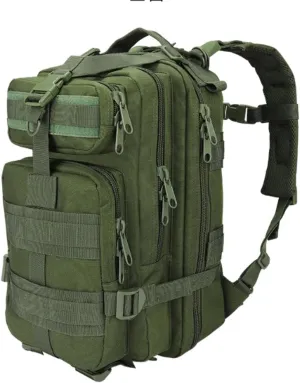 Tactical Outdoor, Backpack, Hiking, Rugged, High Capacity Trekking, Hard-Wearing, Sturdy For Outdoor Camping