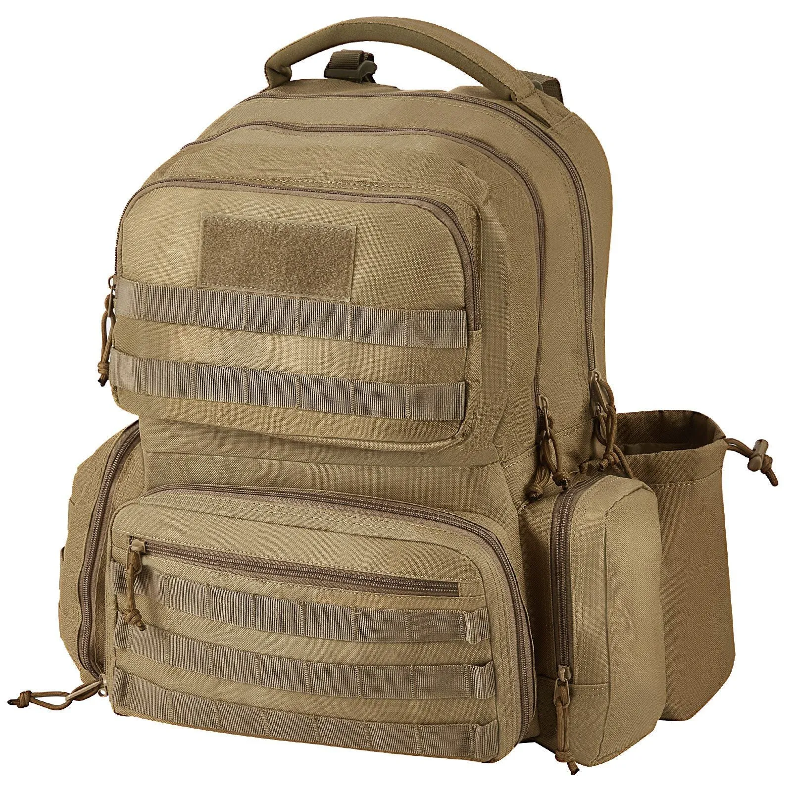 Tactical Range Backpack - 6 Pistol Backpack - Tan