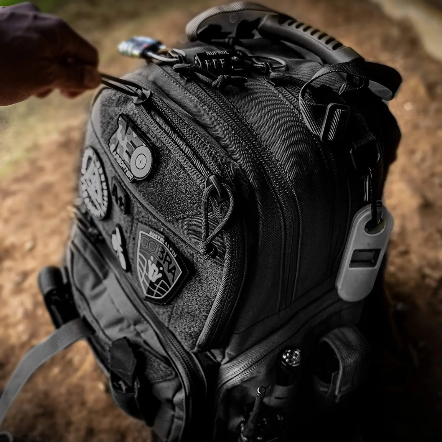 Tactical Range Backpack for Handgun and Ammo Storage