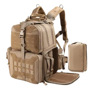Tactical Range Backpack with Multiple Compartments for Enhanced Organization