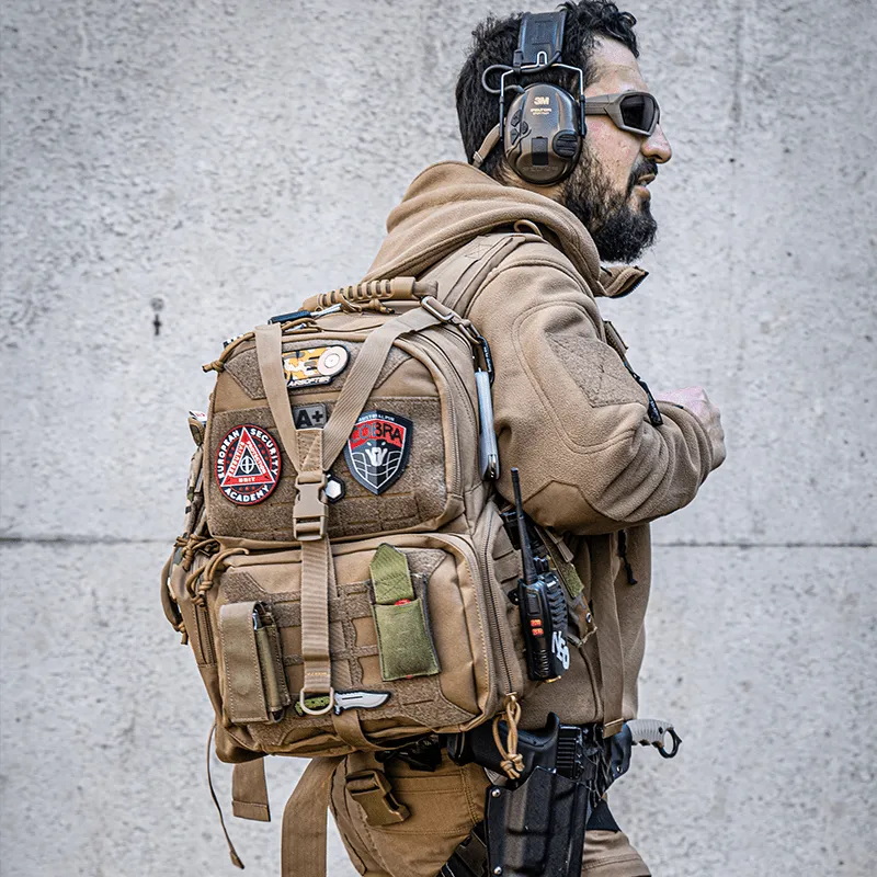 Tactical Range Backpack with Multiple Compartments for Enhanced Organization