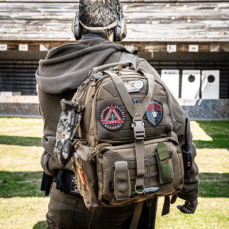 Tactical Range Backpack with Multiple Compartments for Enhanced Organization