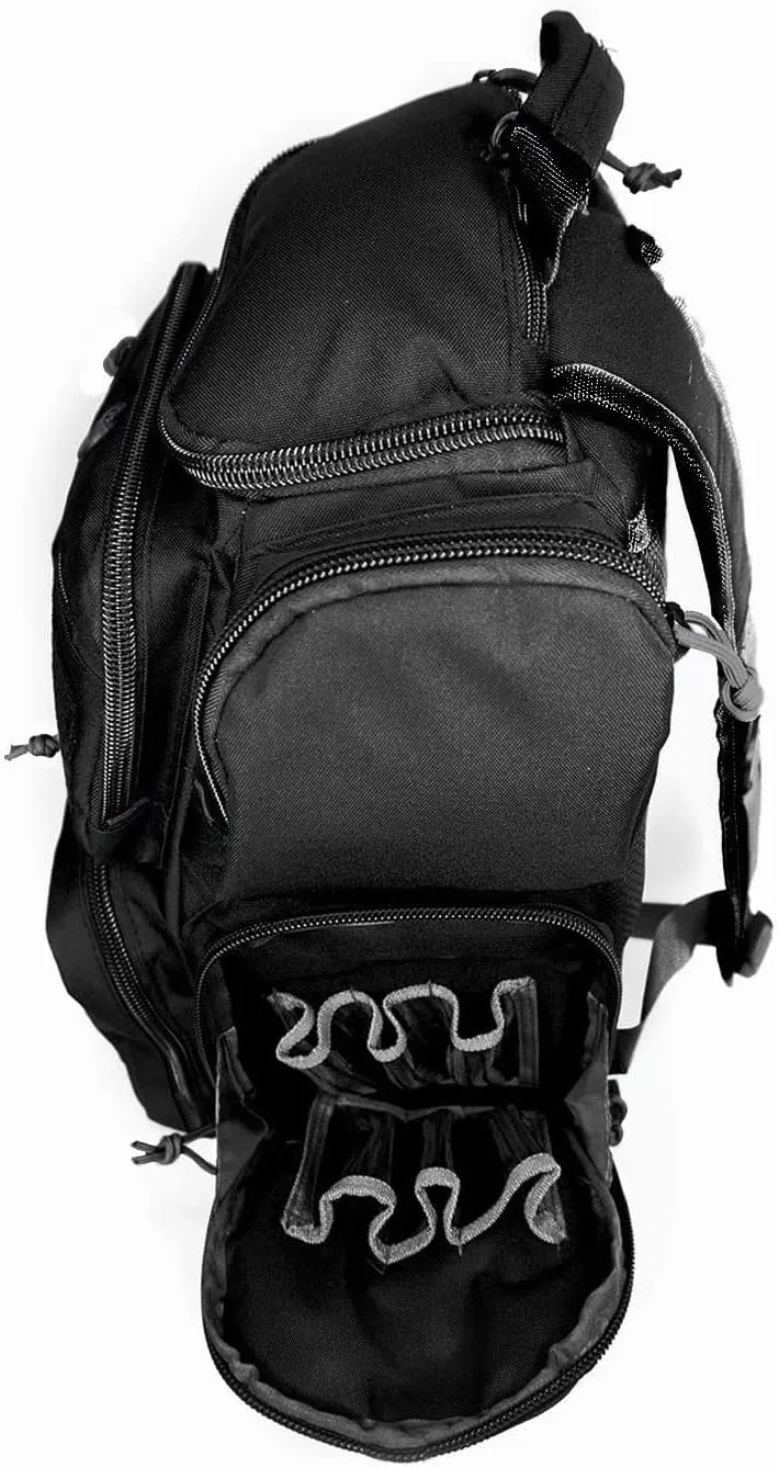 Tactical Shooting Range Backpack for Pistols HandgunsHeavy Duty Quality Gun Carrier Range Bag