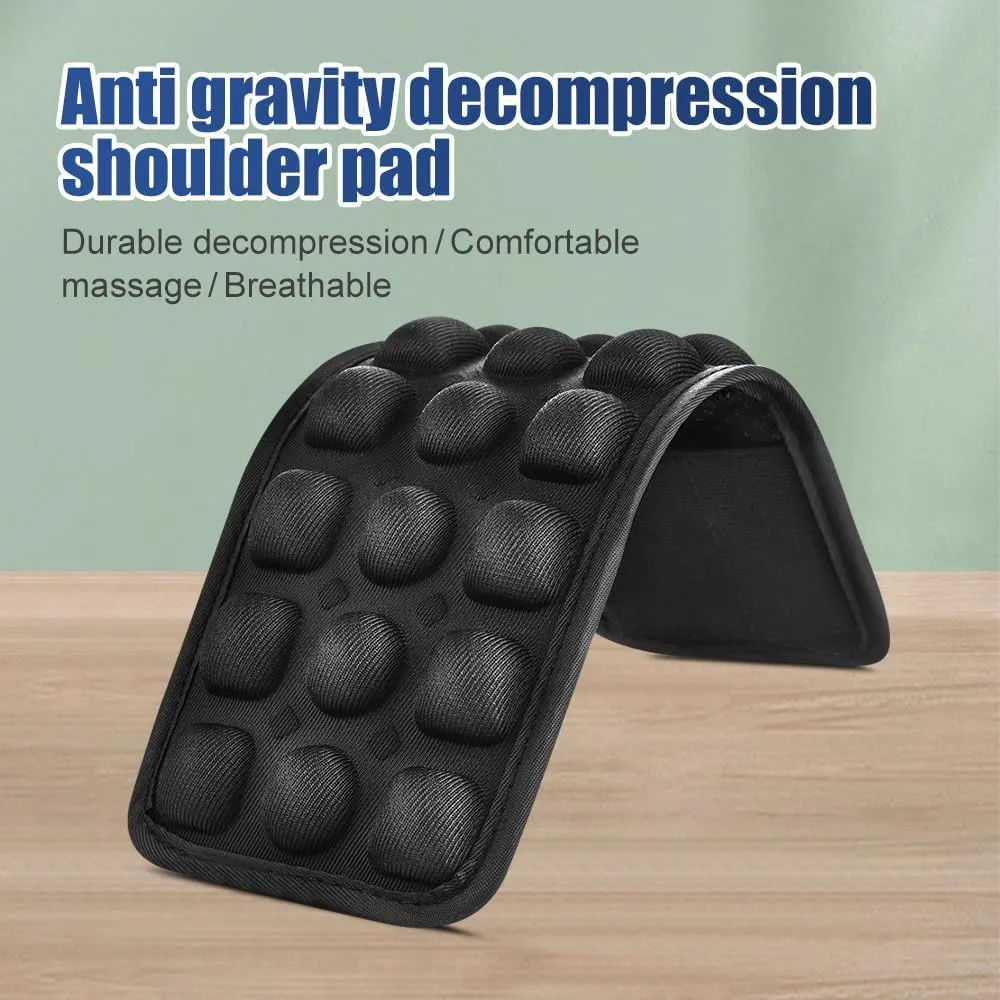 Tactical Shoulder Strap Pad Vest Shoulder Strap Pad Backpack Shoulder Pad for 3 Inch Sling Bag Shoulder Strap (Black)