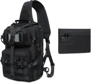 Tactical Sling Backpack and Tool Bag with Combination Lock