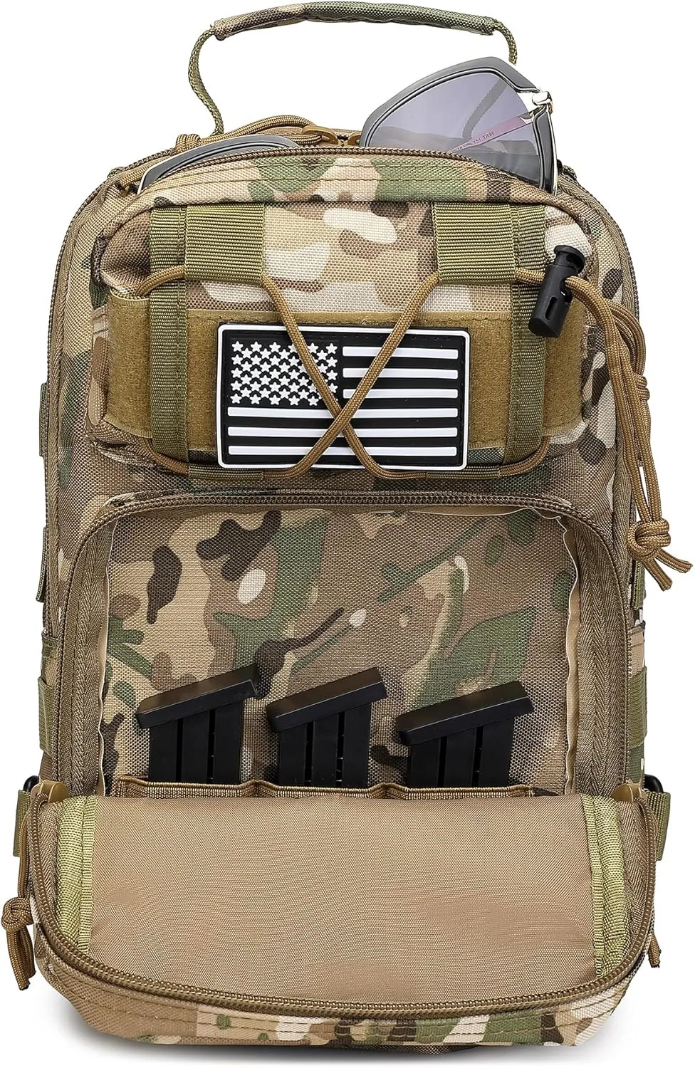 Tactical Sling Backpack Military Crossbody Bag Pack for Mens One Shoulder Holster Sling Bag 10L