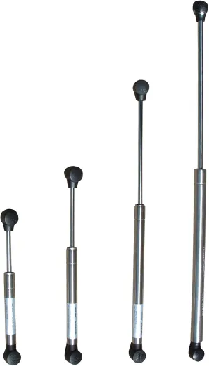 TAYLOR MADE PRODUCTS Replacement 315 Stainless Steel Gas Shock for Boat Hatch or Dock Box, 20" Long, 90 lbs. of Force, 10mm Socket, Corrosion-Resistant Coating for Freshwater or Saltwater - 1855