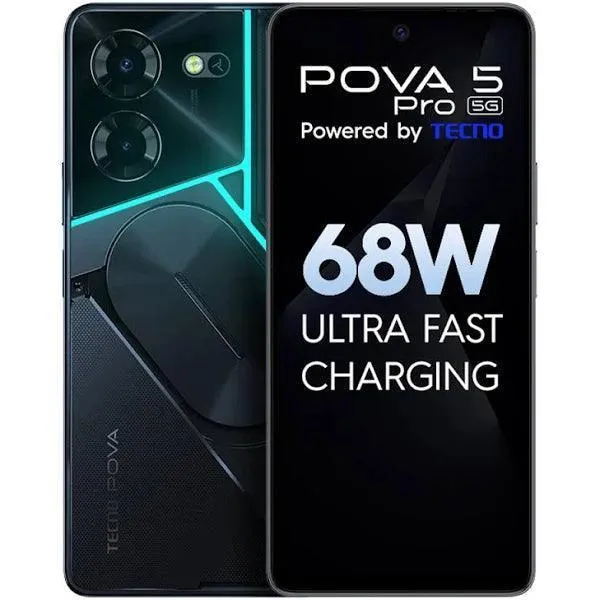 Tecno Pova 5 Pro 5G 128 GB (Dark Illusion, 8 GB RAM) Used