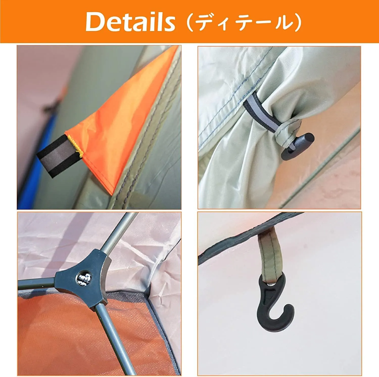 Tent 1 2 3 Man Person Dome Tent 3 4 Season Double Skin Easy Set Up Lightweight Waterproof Windproof Ultralight Outdoor Family Tent (Color : Orange - 2 Person (with Skirt))