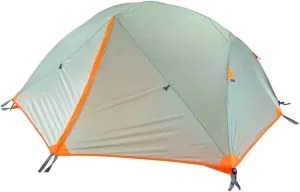 Tent 1 2 3 Man Person Dome Tent 3 4 Season Double Skin Easy Set Up Lightweight Waterproof Windproof Ultralight Outdoor Family Tent (Color : Orange - 2 Person (with Skirt))