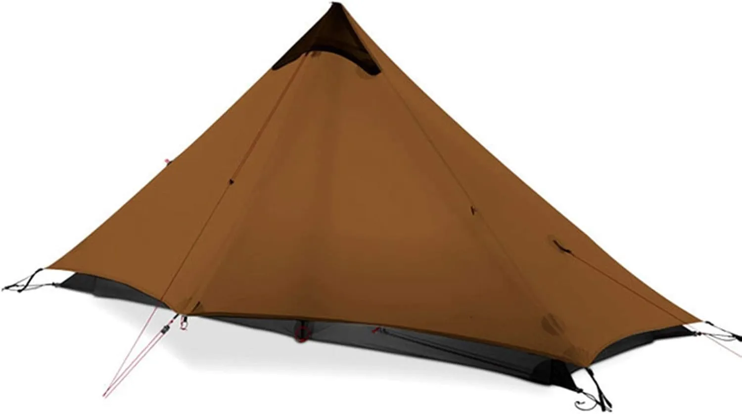 Tent 1 Person Outdoor Ultralight Camping Tent 3 Season Rodless Tent for Hiking Travel