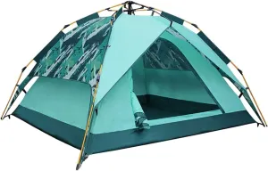 Tent 3-4 Person Camping Tent Automatic Waterproof Breathable Double Layer Tents Outdoor Hiking Picnic Quick Opening Tent Outdoor