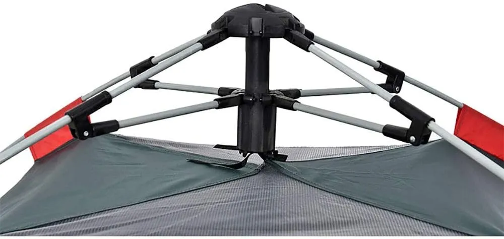 Tent Camping Tents 3-4 Person Waterproof Quick Set Up Family Beach Dome Tent UV for Hiking Travel (Color : Blue, Size : Free Size) (Blue Free Size) (Green Free Size)