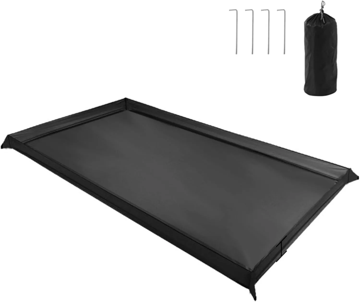 Tent Footprint,Waterproof Camping Tent Tarps Ultralight Bathtub Ground Sheet Mat With Drawstring Bag For Ground Camping Hiking(200x180cm)