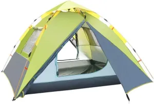 Tent, Outdoor Camping Beach Equipment Family Travel 3-4 People Double Rainproof Tent/Awning, 200 × 180 × 130Cm