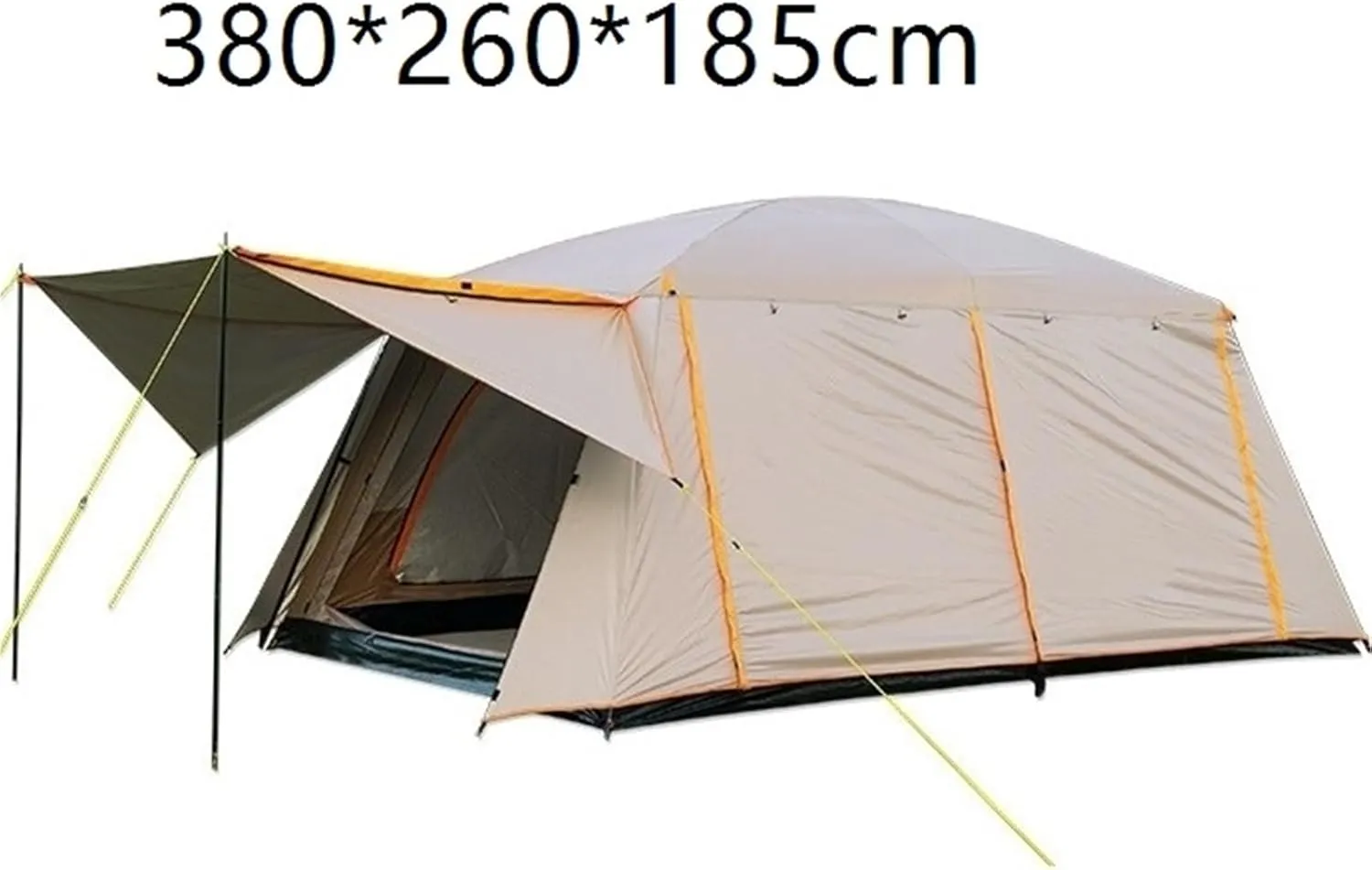 Tent Outdoor Two-Room One-Living Room Large Space Camping Equipment Camping Portable Folding Rainproof Park Picnic