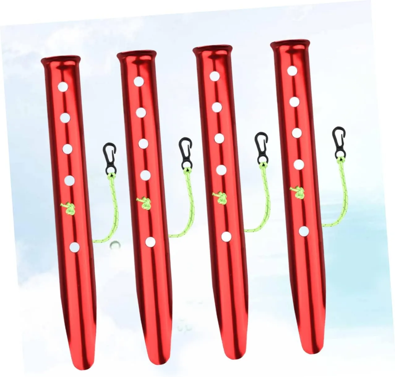 Tent Pegs,Hard Ground Camping Pegs for Tent,4pcs Tent Nail Ground Anchors Heavy Duty Tarp Tent Aluminium Tent Stakes Tent Stakes Hiking Aluminum Tent Pegs