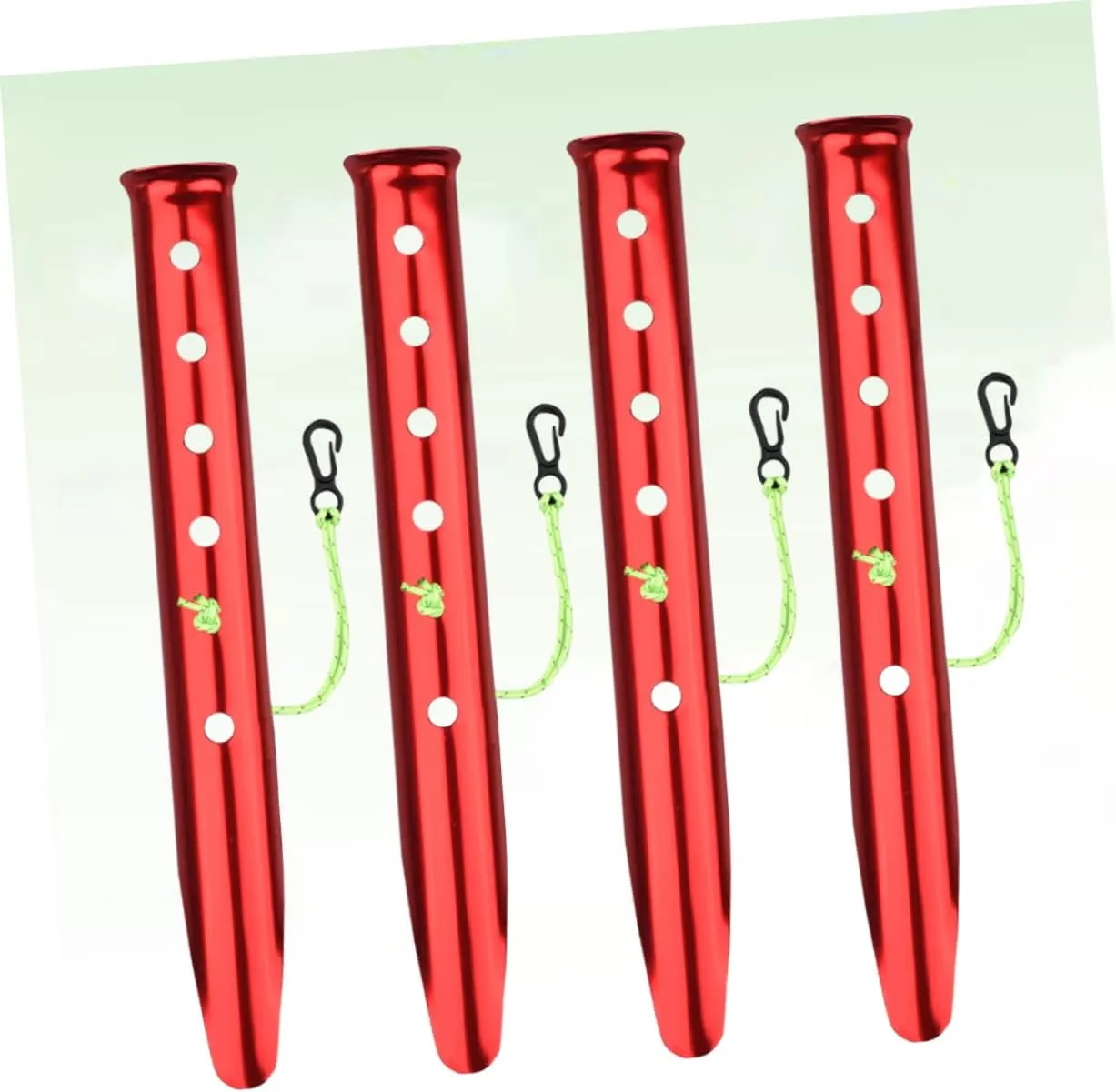 Tent Pegs,Hard Ground Camping Pegs for Tent,4pcs Tent Nail Ground Anchors Heavy Duty Tarp Tent Aluminium Tent Stakes Tent Stakes Hiking Aluminum Tent Pegs