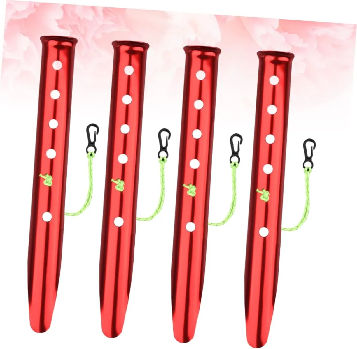 Tent Pegs,Hard Ground Camping Pegs for Tent,4pcs Tent Nail Ground Anchors Heavy Duty Tarp Tent Aluminium Tent Stakes Tent Stakes Hiking Aluminum Tent Pegs
