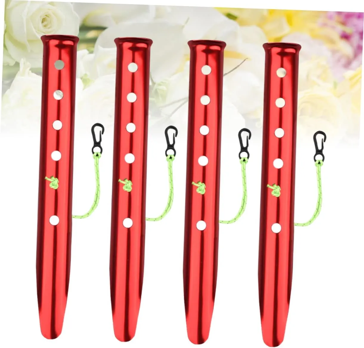Tent Pegs,Hard Ground Camping Pegs for Tent,4pcs Tent Nail Ground Anchors Heavy Duty Tarp Tent Aluminium Tent Stakes Tent Stakes Hiking Aluminum Tent Pegs