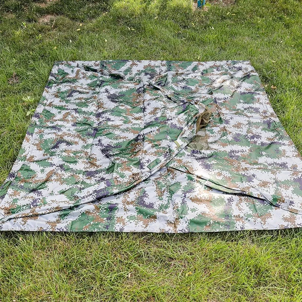 Tent Quick-Opening Camping Tent 3-4 Persons Double-Layer Double-Door Dual-Use Automatic Camouflage Tent Thickened Tent for Hiking Travel (Camouflage 3